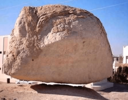 Levitating rock